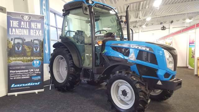 Landini tractors - new rex 4-100F orchard tractor debut