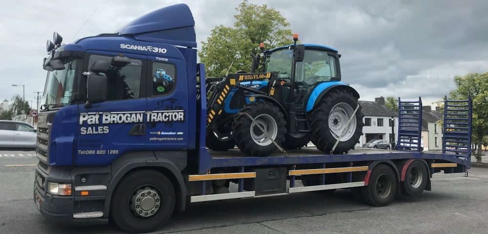 Landini 4 Series on a Pat Brogan Tractors truck