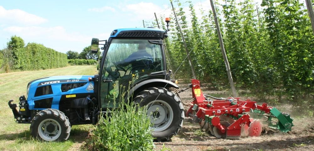 Landini Rex 4 with Ovlac disc cultivator