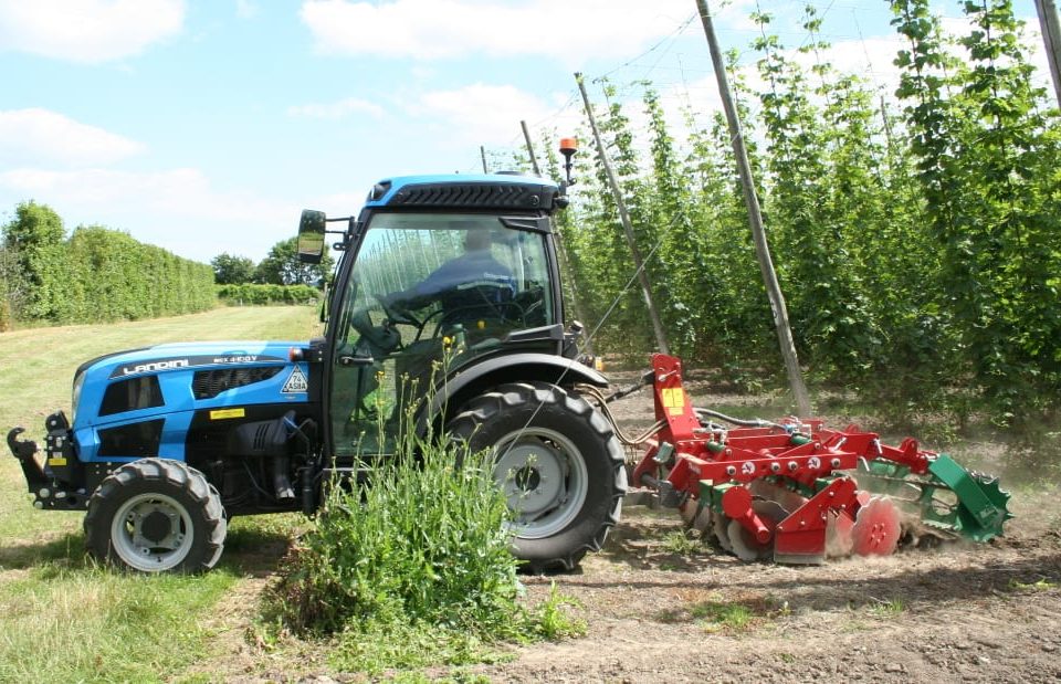 Landini Rex 4 with Ovlac disc cultivator