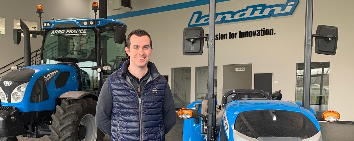 Jacky Hamon commercial tracteurs auprès de concessionnaire Landini chez Argo France