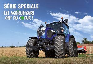 Tracteur Landini série spéciale Les agriculteurs ont du coeur