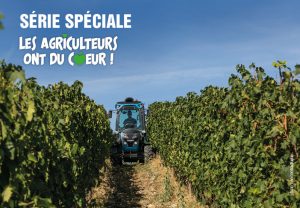 Landini Rex4 dans les vignes pour les agriculteurs ont du coeur