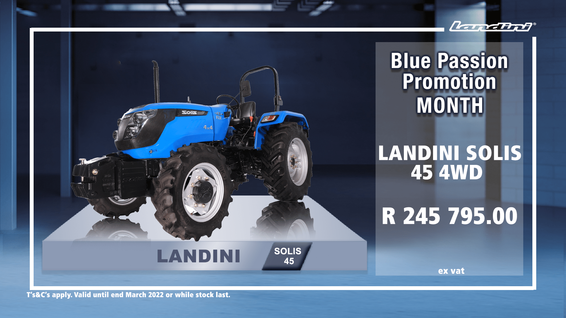 Landini Solis 90 2WD Tractor Specs (2021 - 2024)