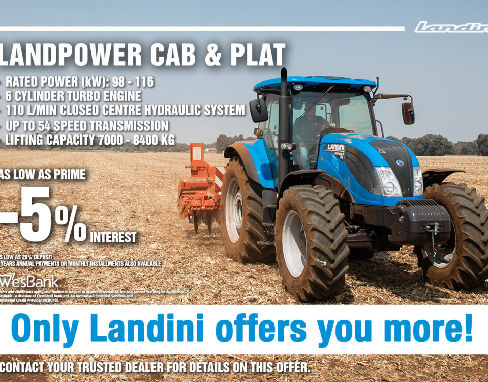 The Landpower is a simple yet powerful and reliable tractor capable of performing effectively all tasks in the field.
